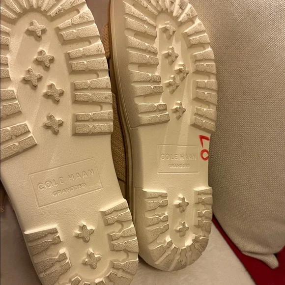 Cole Haan Fraya Slide Sandals with Gold Buckle - Picture 8 of 10